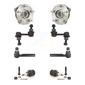 Front Hub Bearing Lower Ball Joint Outer Tie Rod Link Kit For Subaru Outback XV Crosstrek K7T-109094