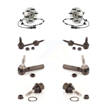 Front Hub Bearing Lower Ball Joint Outer Tie Rod End Link Kit For Ford Expedition Lincoln K7T-109105