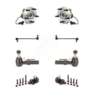 Front Bearing Assembly Lower Ball Joint Outer Tie Rod Sway Bar Link Kit For Chevrolet HHR K7T-109122