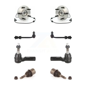 Front Bearing Assembly Lower Ball Joint Outer Tie Rod Sway Bar Link Kit For Dodge Durango K7T-109126