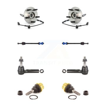 Front Hub Bearing Lower Ball Joint Outer Tie Rod End Sway Bar Link Kit For Dodge Ram 1500 K7T-109131