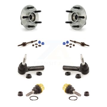 Front Hub Bearing Lower Ball Joint Outer Tie Rod End Sway Bar Link Kit For Dodge Ram 1500 K7T-109132