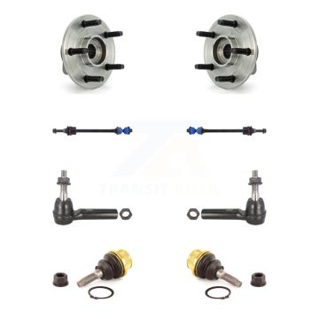 Front Hub Bearing Lower Ball Joint Outer Tie Rod End Sway Bar Link Kit For Dodge Ram 1500 K7T-109133