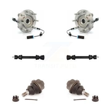 Front Hub Bearing Lower Ball Joint & Link Kit For GMC Sierra 3500 HD Chevrolet Silverado K7T-109160