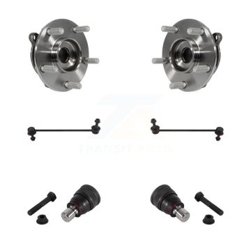 Front Hub Bearing Lower Ball Joint Sway Bar Stabilizer Link Kit For 2016-2021 Mazda CX-3 K7T-109165