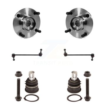 Front Hub Bearing Lower Ball Joint And Sway Bar Stabilizer Link Kit For Nissan Versa Cube K7T-109166
