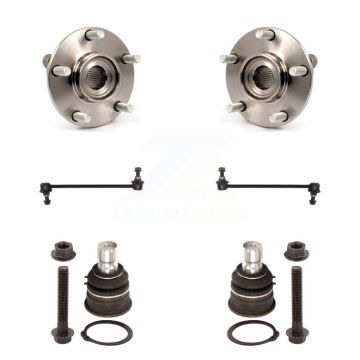 Front Hub Bearing Lower Ball Joint And Sway Bar Link Kit For 2007-2012 Nissan Sentra 2.5L K7T-109168