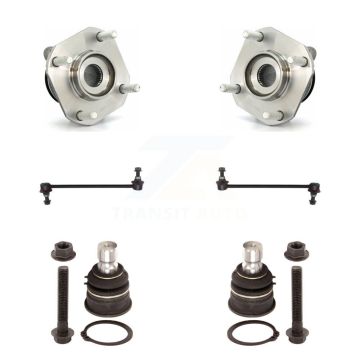 Front Hub Bearing Lower Ball Joint And Sway Bar Link Kit For 2007-2012 Nissan Sentra 2.0L K7T-109169