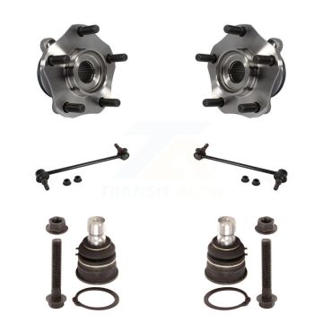 Front Hub Bearing Lower Ball Joint & Link Kit For Nissan Sentra NV200 LEAF Chevrolet City K7T-109171