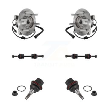 Front Hub Bearing Lower Ball Joint And Link Kit For Ford Expedition Lincoln Navigator 4WD K7T-109175