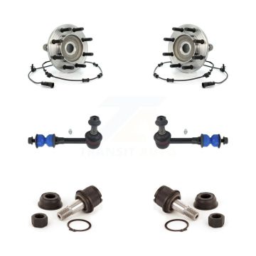 Front Hub Bearing Lower Ball Joint & Sway Bar Stabilizer Link Kit For Dodge Ram 2500 3500 K7T-109186