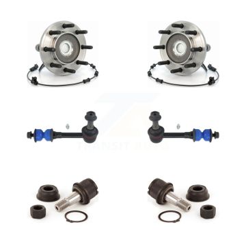 Front Bearing Assembly Lower Ball Joint & Sway Bar Stabilizer Link Kit For Dodge Ram 3500 K7T-109187