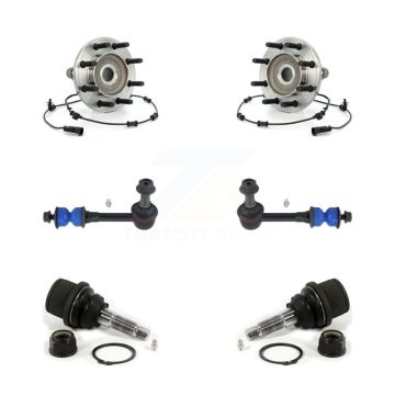 Front Bearing Assembly Lower Ball Joint & Sway Bar Stabilizer Link Kit For Dodge Ram 3500 K7T-109188