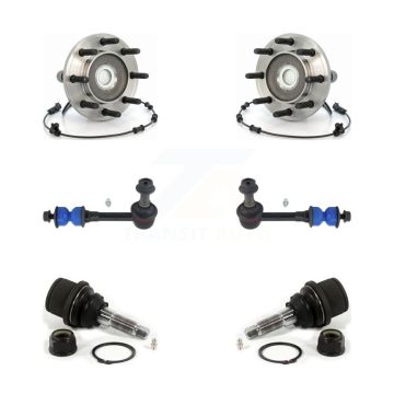 Front Bearing Assembly Lower Ball Joint & Sway Bar Stabilizer Link Kit For Dodge Ram 3500 K7T-109189