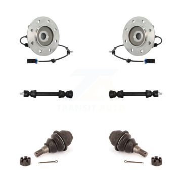 Front Hub Bearing Lower Ball Joint & Sway Bar Link Kit For 1996-2000 K3500 Chevrolet GMC K7T-109196