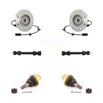 Front Hub Bearing Lower Ball Joint & Sway Bar Stabilizer Link Kit For K3500 Chevrolet GMC K7T-109197