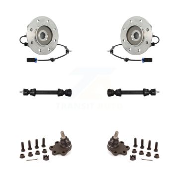 Front Hub Bearing Lower Ball Joint Link Kit For K2500 Chevrolet GMC K3500 Suburban Yukon K7T-109198
