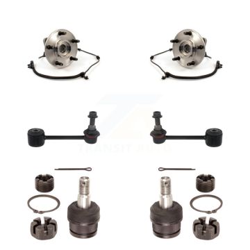 Front Bearing Lower Ball Joint & Sway Bar Stabilizer Link Kit For 2007-2010 Jeep Wrangler K7T-109205