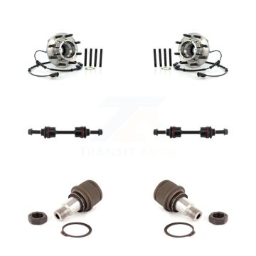 Front Hub Bearing Lower Ball Joint Sway Bar Link Kit For Ford F-350 Super Duty F-250 4WD K7T-109224