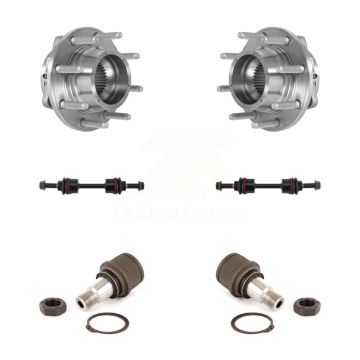 Front Hub Bearing Lower Ball Joint Link Kit For 2017-2022 Ford F-350 Super Duty F-250 4WD K7T-109226