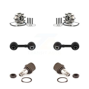 Front Hub Bearing Lower Ball Joint Link Kit For 2008-2010 Ford F-350 Super Duty F-250 4WD K7T-109228