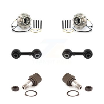 Front Hub Bearing Lower Ball Joint Link Kit For 2008-2010 Ford F-350 Super Duty F-250 4WD K7T-109229