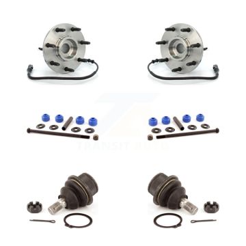 Front Hub Bearing Lower Ball Joint Link Kit For Ford F-150 Heritage 4WD with 4-Wheel ABS K7T-109230