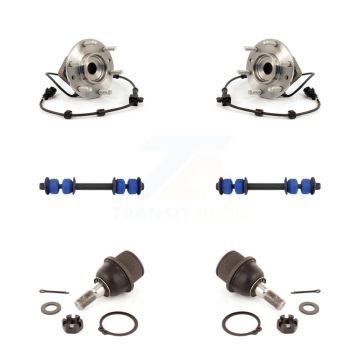 Front Hub Bearing Lower Ball Joint Link Kit For Chevrolet Trailblazer GMC Envoy Saab 9-7x K7T-109236