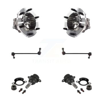 Front Hub Bearing Lower Ball Joint Sway Bar Link Kit For Ford Transit-350 HD Transit-250 K7T-109239