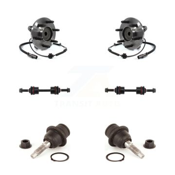 Front Hub Bearing Lower Ball Joint & Link Kit For Ford F-150 Expedition Lincoln Navigator K7T-109241