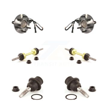 Front Hub Bearing Lower Ball Joint And Link Kit For Ford Expedition Lincoln Navigator RWD K7T-109246