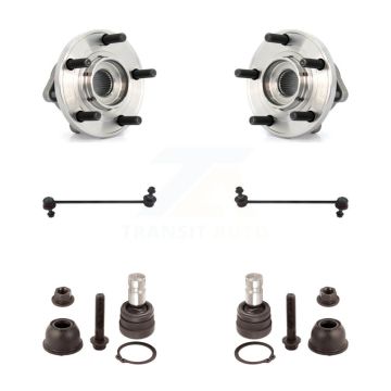 Front Hub Bearing Lower Ball Joint & Sway Bar Stabilizer Link Kit For 2009 Dodge Caliber K7T-109253