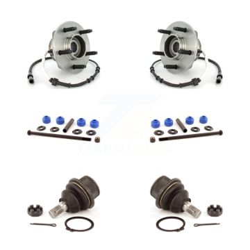 Front Hub Bearing Lower Ball Joint Link Kit For Ford F-150 Heritage 4WD with 4-Wheel ABS K7T-109278