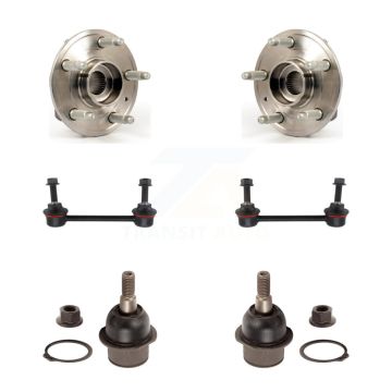 Front Hub Bearing Assembly Lower Ball Joint Sway Bar Stabilizer Link Kit For Cadillac CTS K7T-109316