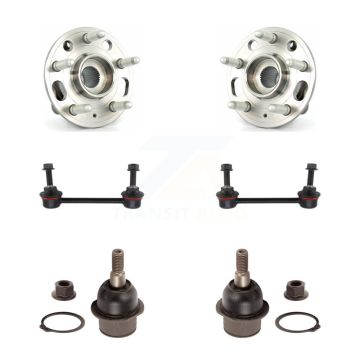 Front Hub Bearing Assembly Lower Ball Joint Sway Bar Stabilizer Link Kit For Cadillac CTS K7T-109318