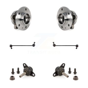 Front Hub Bearing Assembly Lower Ball Joint & Sway Bar Stabilizer Link Kit For Volvo XC90 K7T-109332