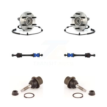 Front Hub Bearing Lower Ball Joint Link Kit For 2006-2008 Ford F-150 Lincoln Mark LT 4WD K7T-109348