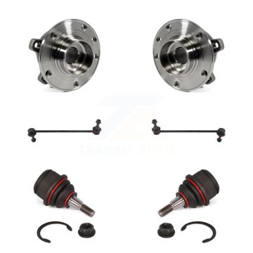 Front Hub Bearing Lower Ball Joint Link Kit For Jeep Cherokee Without Off Road Suspension K7T-109370