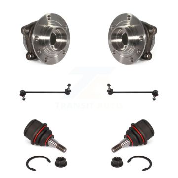 Front Bearing Lower Ball Joint & Link Kit For Jeep Cherokee FWD With Off Road Suspension K7T-109373