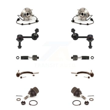 Front Bearing Lower Ball Joint Outer Inner Tie Rod & Link Kit (10Pc) For GMC Chevrolet XL K7T-109389