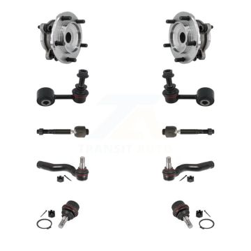 Front Bearing Lower Ball Joint Outer Inner Tie Rod Link Kit (10Pc) For Toyota Tundra 4WD K7T-109392