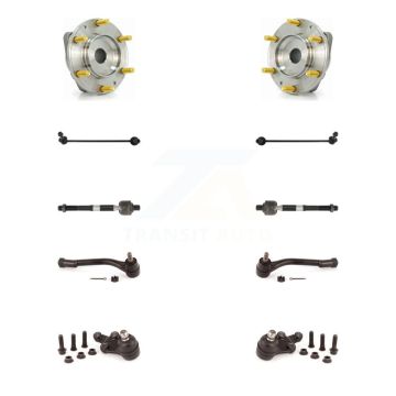 Front Bearing Lower Ball Joint Outer Inner Tie Rod Link Kit (10Pc) For Kia Sedona Hyundai K7T-109393