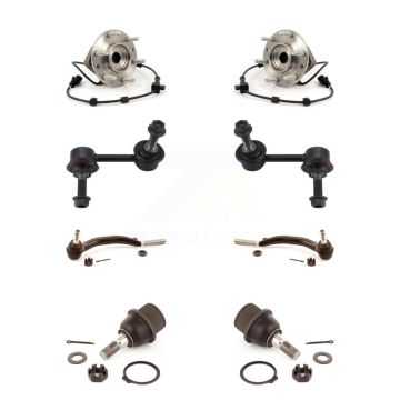 Front Bearing Lower Ball Joint Outer Tie Rod & Link Kit (8Pc) For GMC Chevrolet Envoy XL K7T-109397