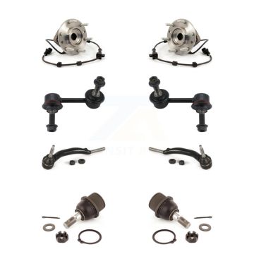 Front Bearing Lower Ball Joint Outer Tie Rod & Link Kit (8Pc) For GMC Envoy Chevrolet XL K7T-109398