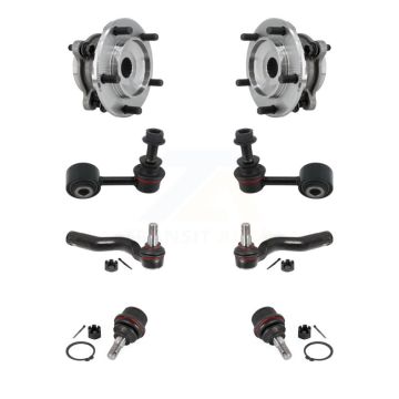 Front Bearing Lower Ball Joint Outer Tie Rod Link Kit (8Pc) For Toyota Tundra Sequoia 4WD K7T-109400