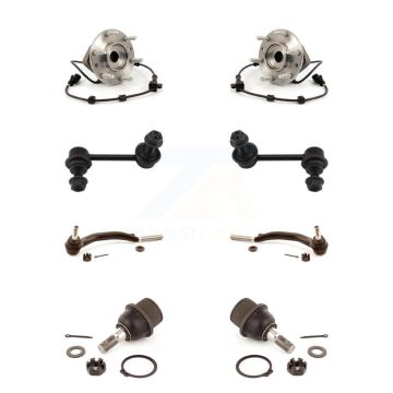 Front Bearing Lower Ball Joint Outer Tie Rod Link Kit (8Pc) For Chevrolet GMC Trailblazer K7T-109409