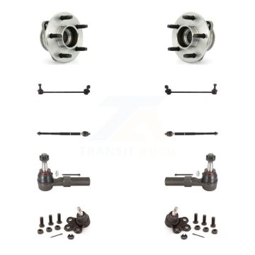 Front Bearing Lower Ball Joint Outer Inner Tie Rod Link Kit (10Pc) For Saturn Vue Non-ABS K7T-109413