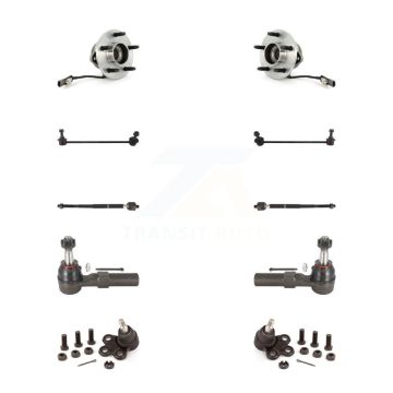 Front Bearing Lower Ball Joint Outer Inner Tie Rod Link Kit (10Pc) For Chevrolet Equinox K7T-109414