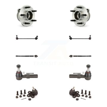 Front Bearing Lower Ball Joint Outer Inner Tie Rod & Link Kit (10Pc) For Pontiac Torrent K7T-109415