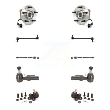 Front Bearing Lower Ball Joint Outer Inner Tie Rod Link Kit (10Pc) For Chevrolet Equinox K7T-109417
